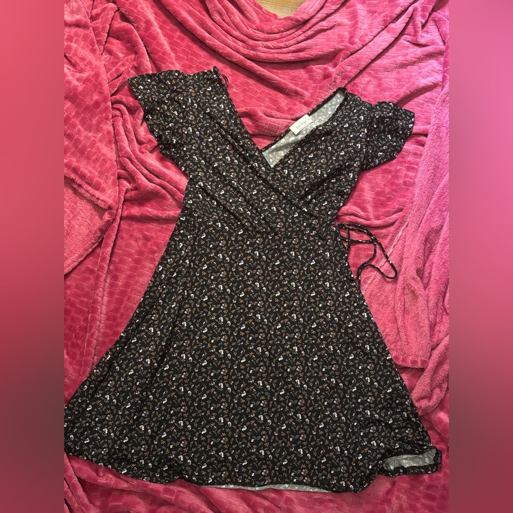 Floral Wrap Dress